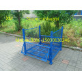 Heavy Duty Wire Mesh Container Used for Storage with Caster